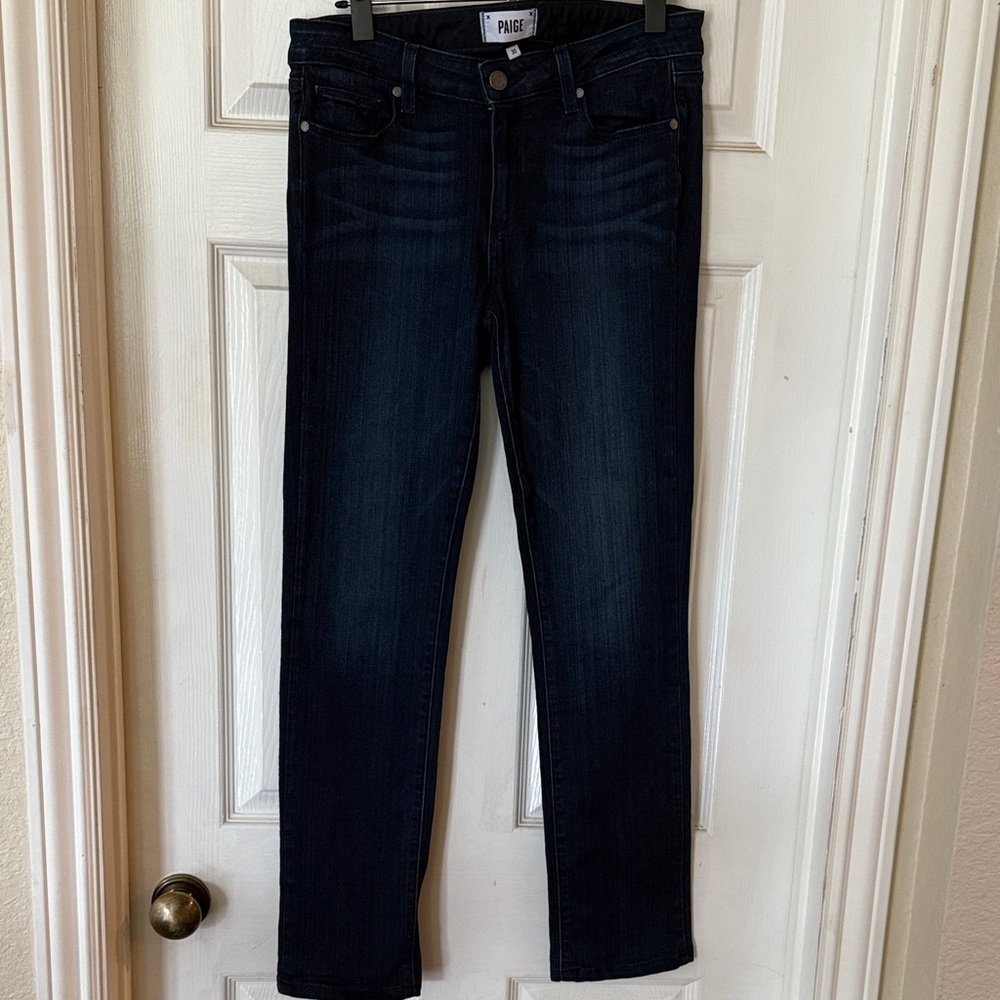 PAIGE Women's Midnight Blue Skinny Jeans